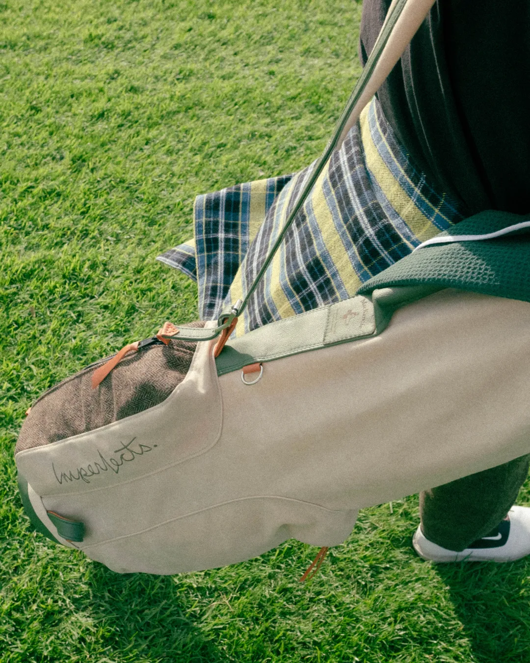 Asymm Yoke Flannel Shirt in Imperf Glitch