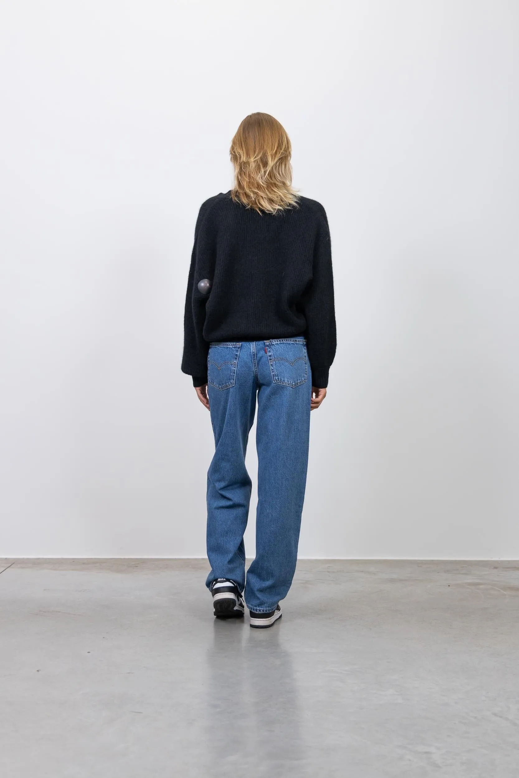 BAGGY DAD RELAXED FIT JEANS IN DARK BLUE