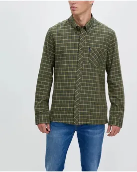 Ben Sherman Grid Check Laundered Shirt