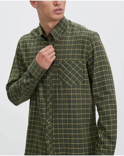 Ben Sherman Grid Check Laundered Shirt