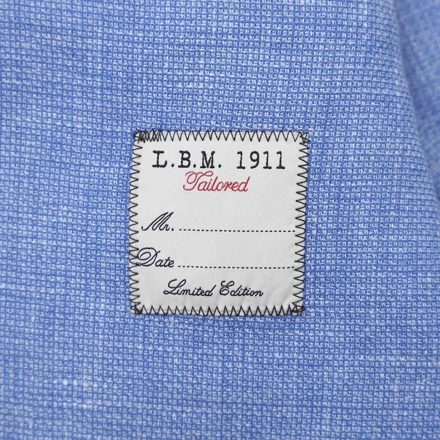 Blue Mélange Wool Blend Sport Coat Contemporary Fit - L.B.M 1911