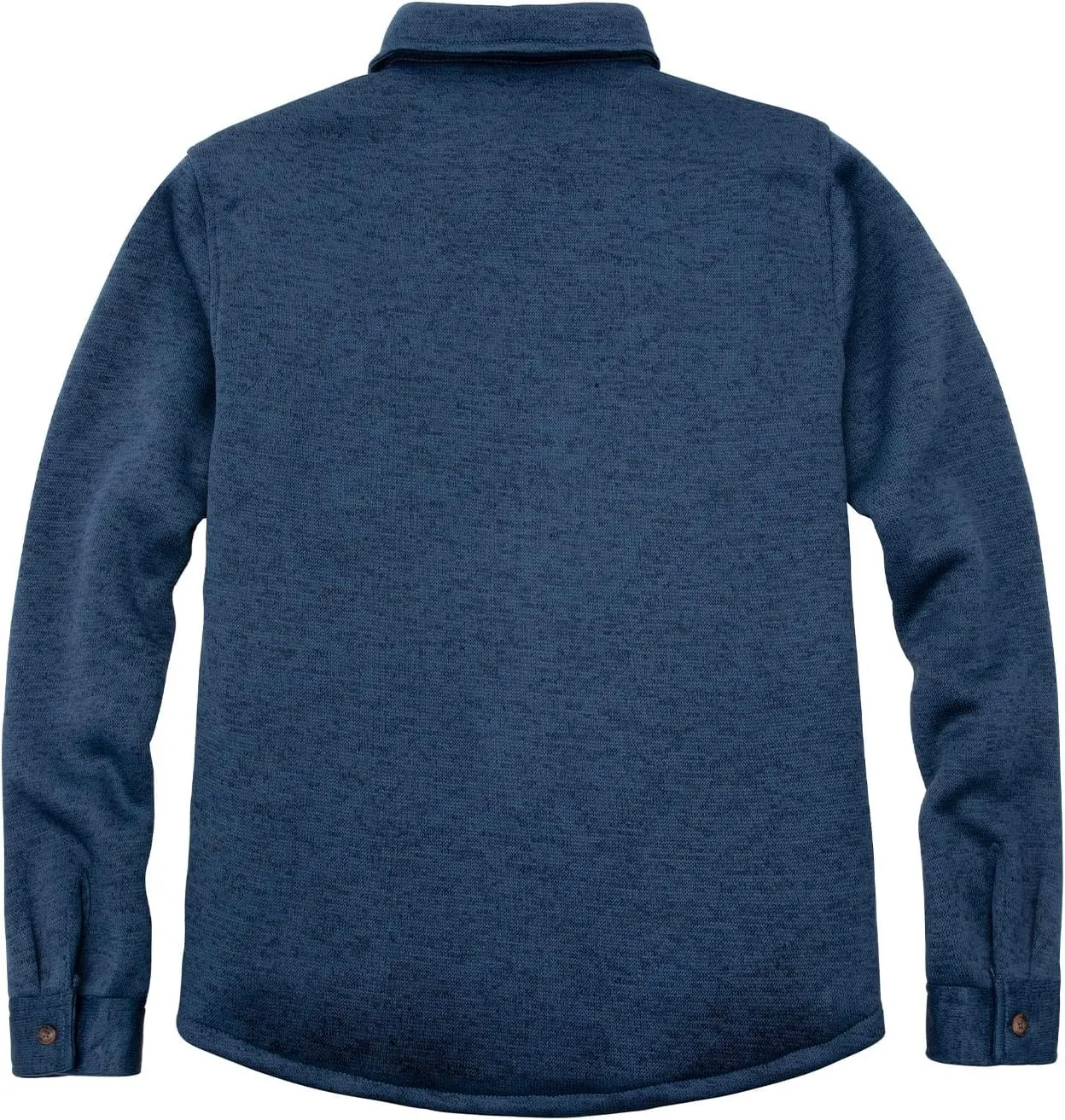Bonnorth Men's Sherpa Lined Sweater Fleece Shirt Jacket with Pockets - All Sherpa Fleece Lined
