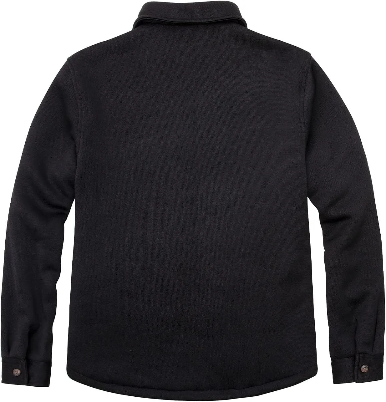 Bonnorth Men's Sherpa Lined Sweater Fleece Shirt Jacket with Pockets - All Sherpa Fleece Lined