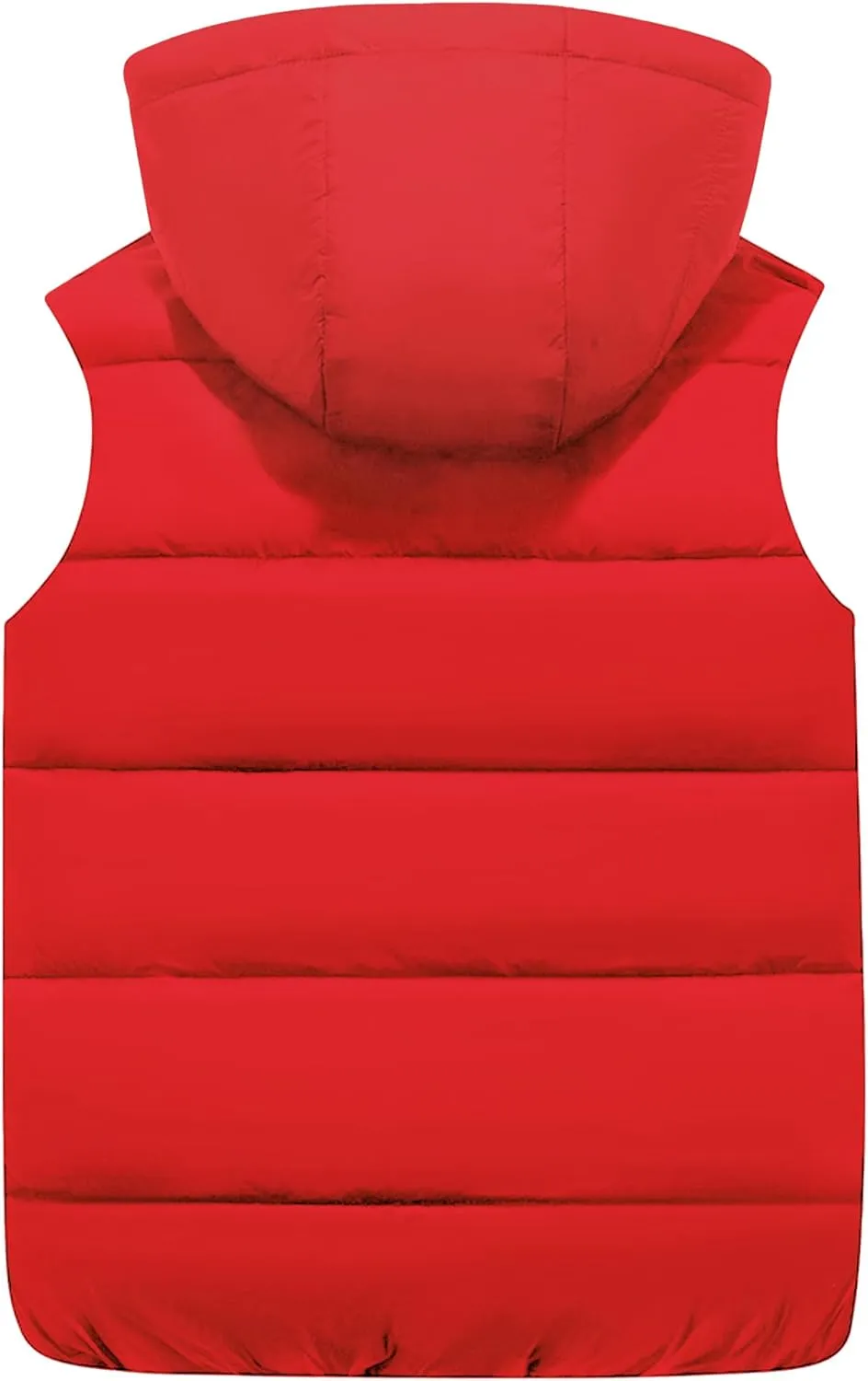Boys Girls Hooded Puffer Vests Sleeveless Soft Padded Waistcoat Gilets Thermal Outwear Winter Jacket