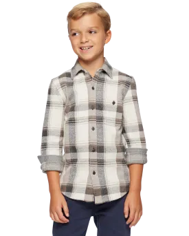 BOYS MADEFLEX HERO STRETCH FLANNEL SHIRT