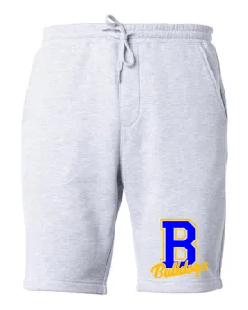 Bulldogs ITC Midweight Fleece Shorts w/ 2 Color Bulldogs "B" Design on Left Leg.