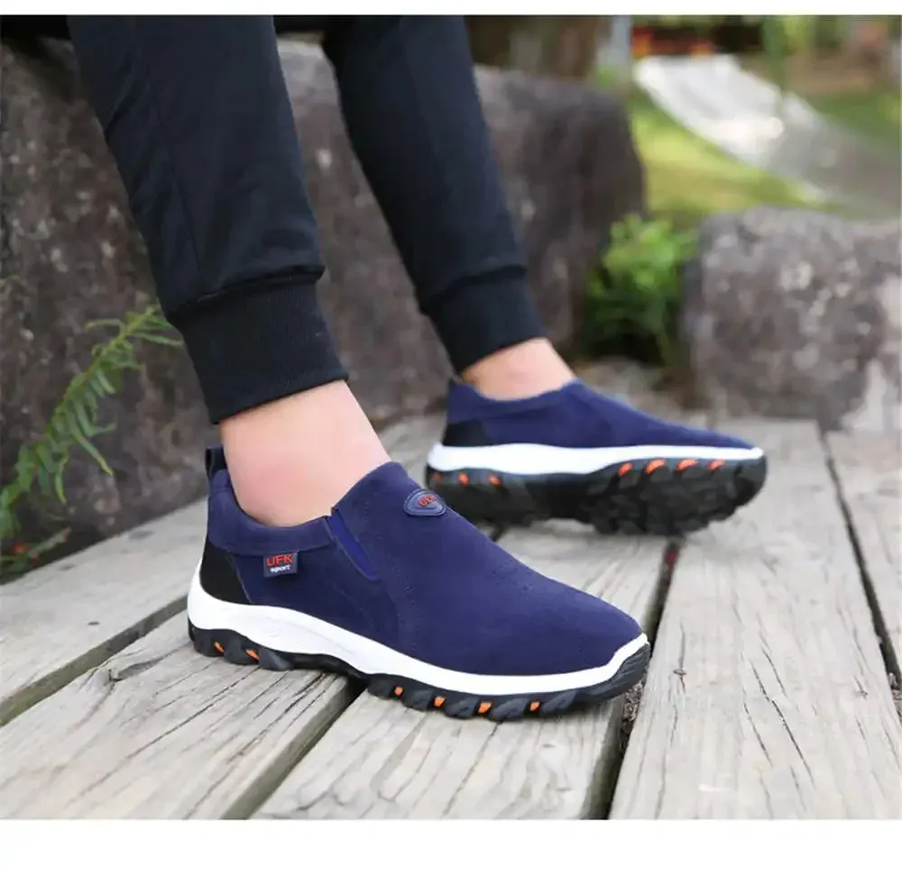 Casual Running Men Sport Athlete Loafers Plus Size 39-40  Sneakers