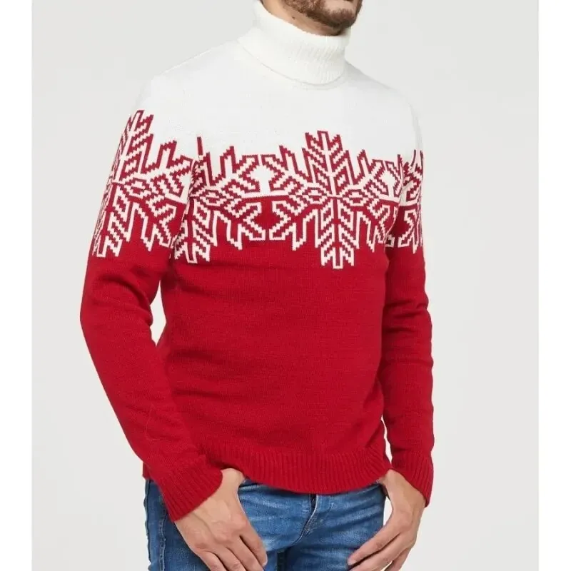 Christmas Family Look: Turtleneck Sweater and Knit Dress