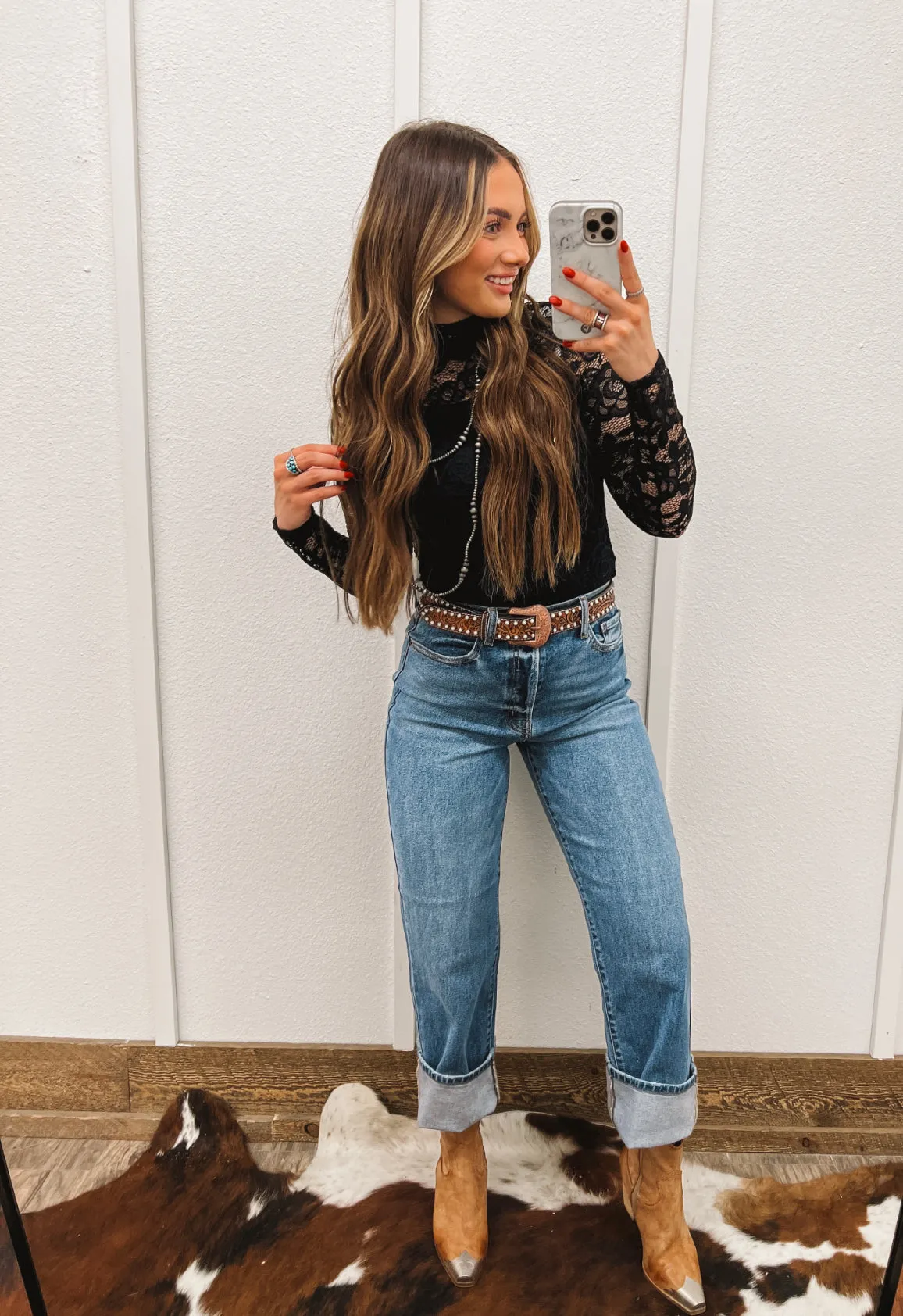 Denim Babe Super High Rise Dad(5RS)