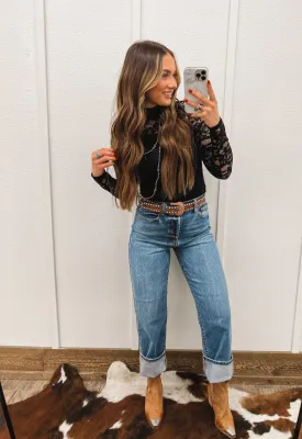 Denim Babe Super High Rise Dad(5RS)