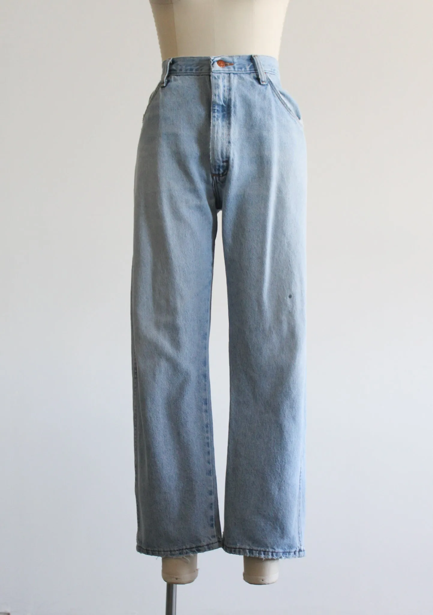 distressed dad jeans