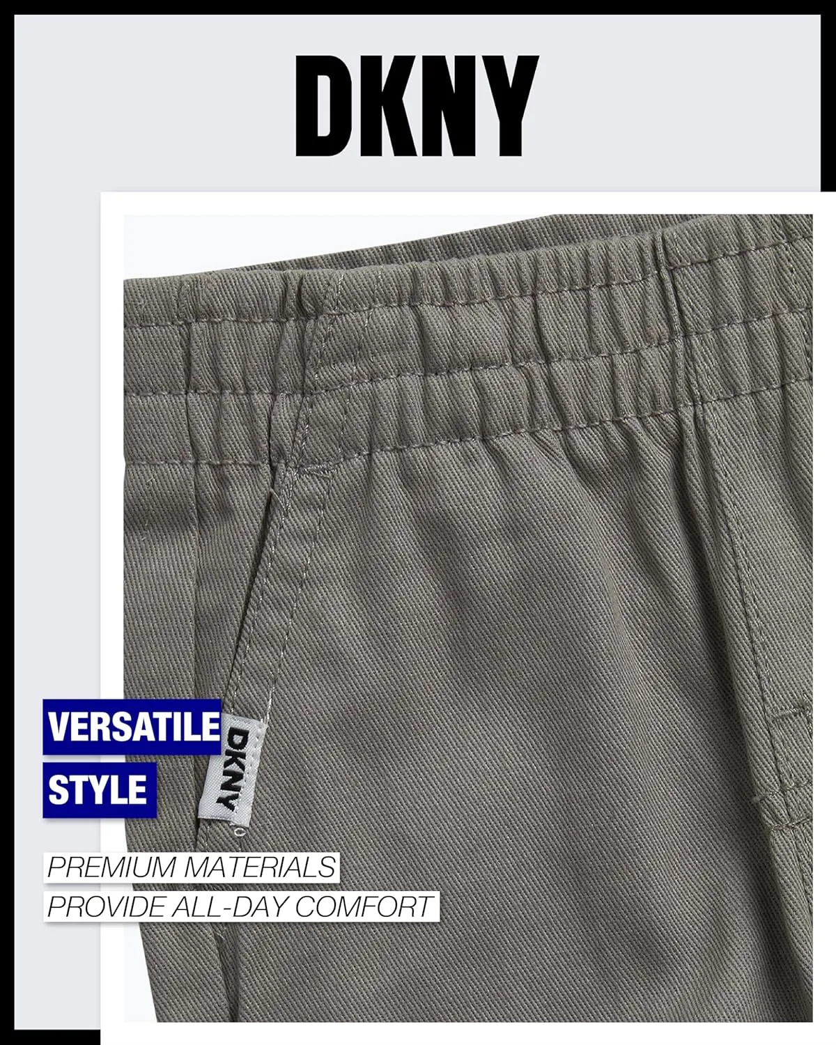 DKNY Baby Boys' Pants Set - 3 Piece Insulated Puffer Vest, Long Sleeve Shirts and Pants for Boys (Infant Sizes: 12M-4T)