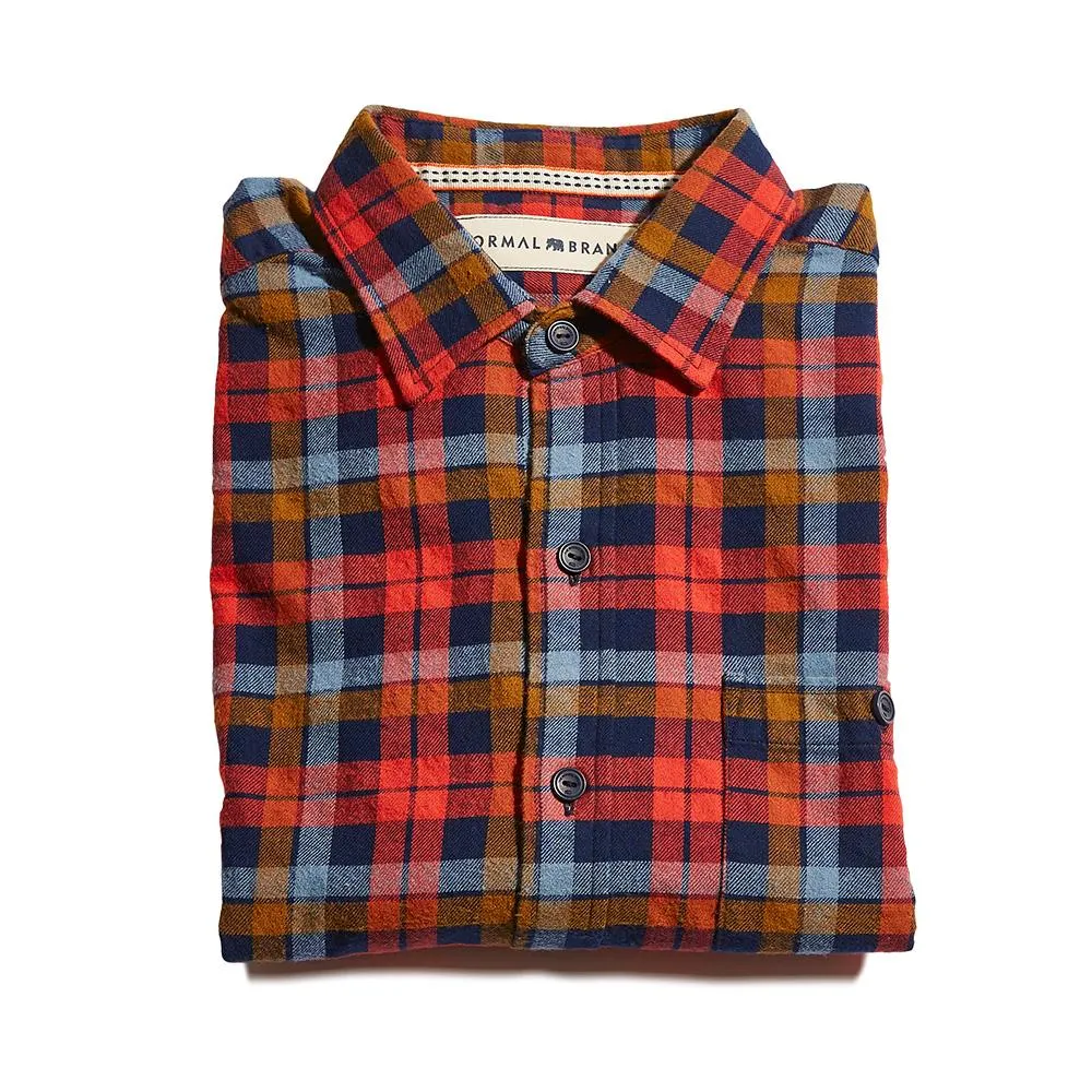 Douglas Flannel Button Down