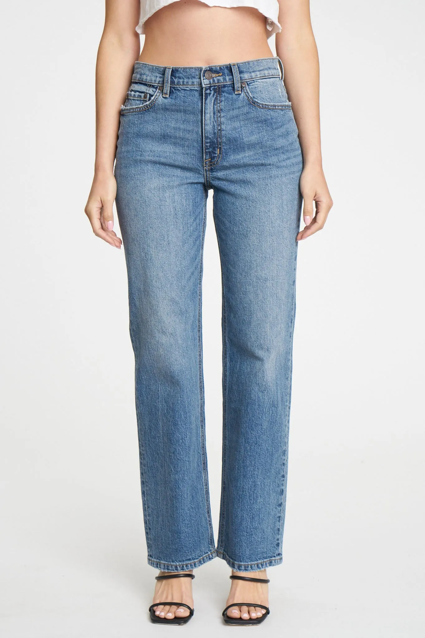 Eunina Codi Dad Jeans in Mesquite