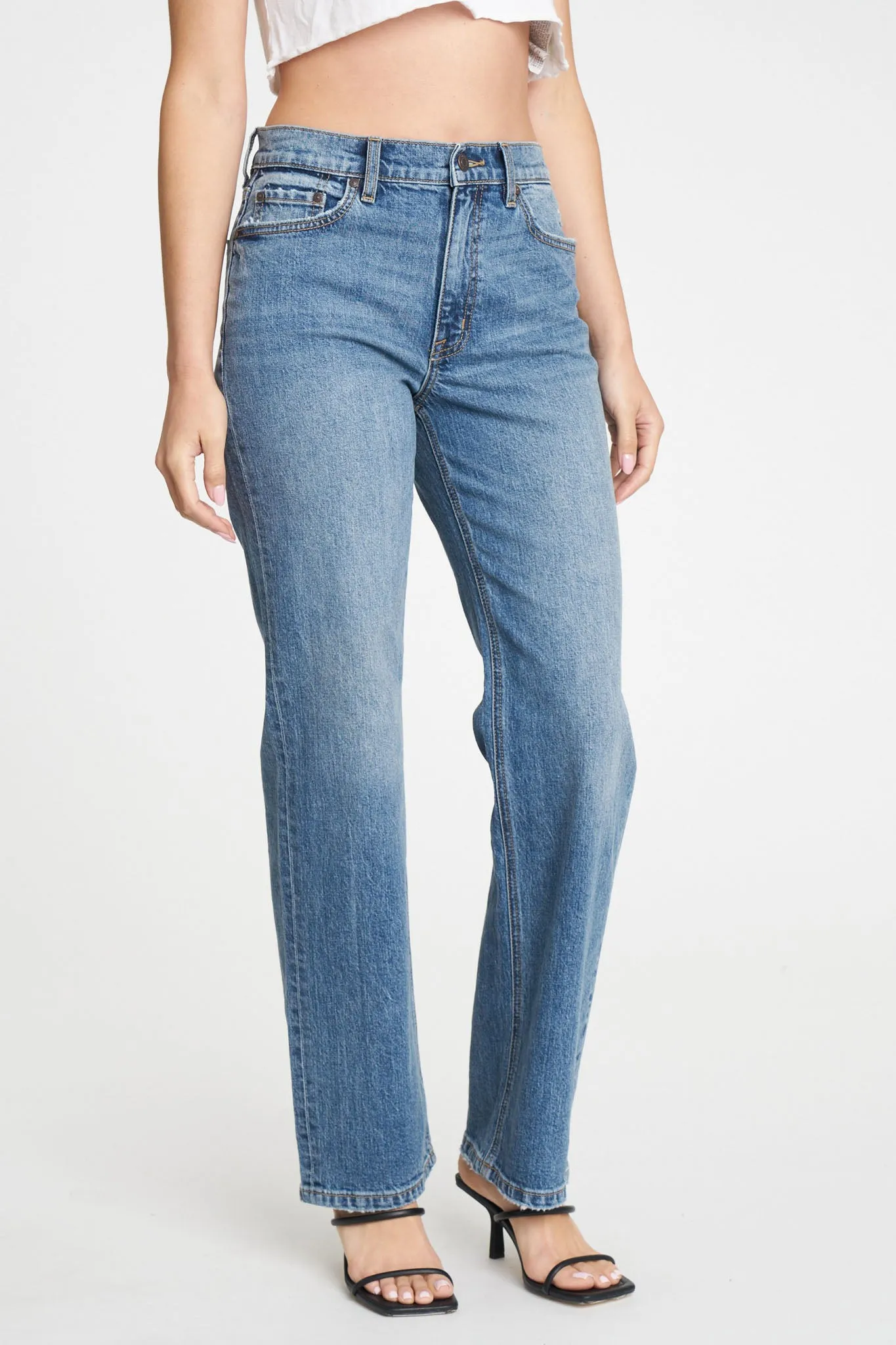 Eunina Codi Dad Jeans in Mesquite
