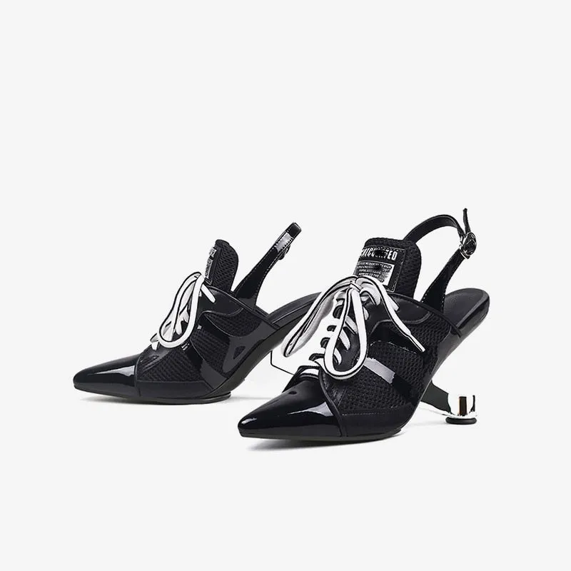 Fusion Street Stilettos - A Unique Blend of Sneaker, Sandal, and Pump