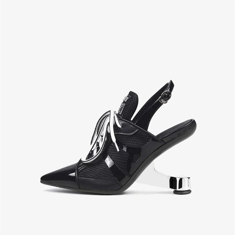 Fusion Street Stilettos - A Unique Blend of Sneaker, Sandal, and Pump