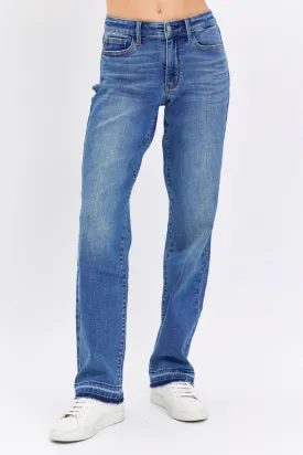 Judy Blue Glory Days Dad Mid-Rise Release Hem Jean