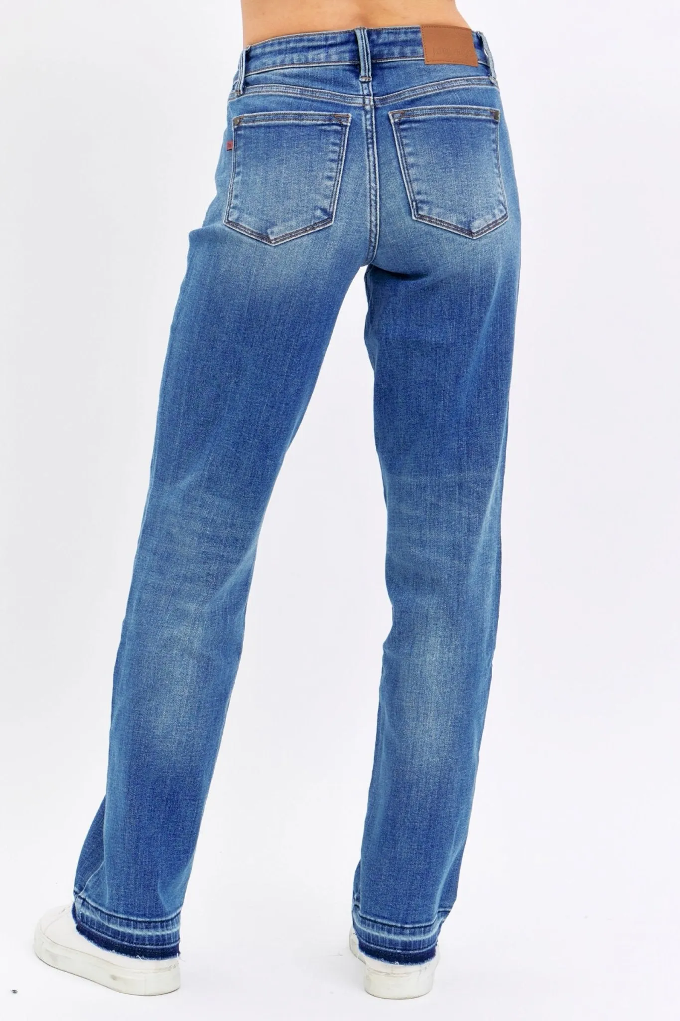 Judy Blue Glory Days Dad Mid-Rise Release Hem Jean