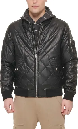 Levi's Men's Diamond Quilted Bomber Jacket