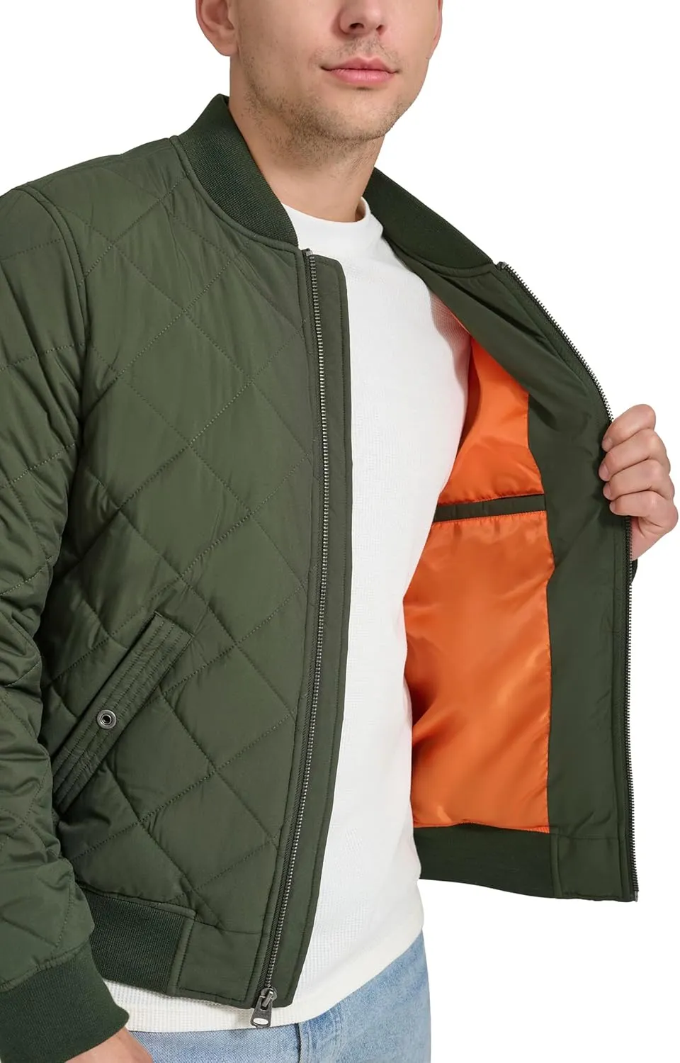Levi's Men's Diamond Quilted Bomber Jacket