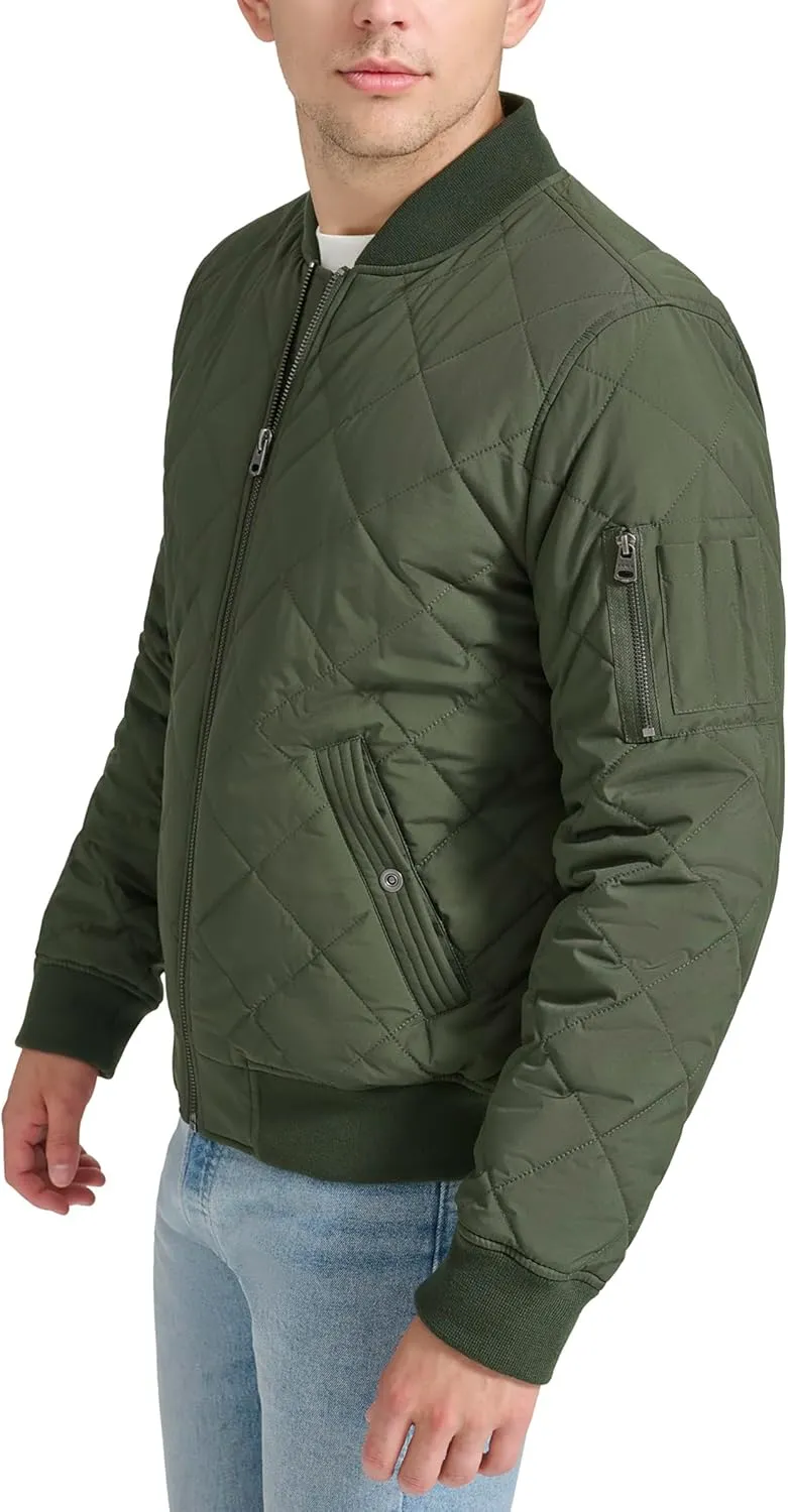 Levi's Men's Diamond Quilted Bomber Jacket