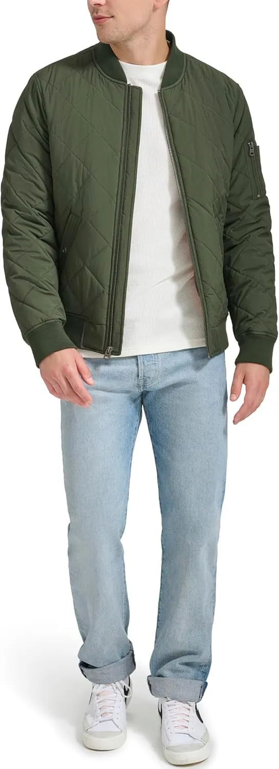 Levi's Men's Diamond Quilted Bomber Jacket