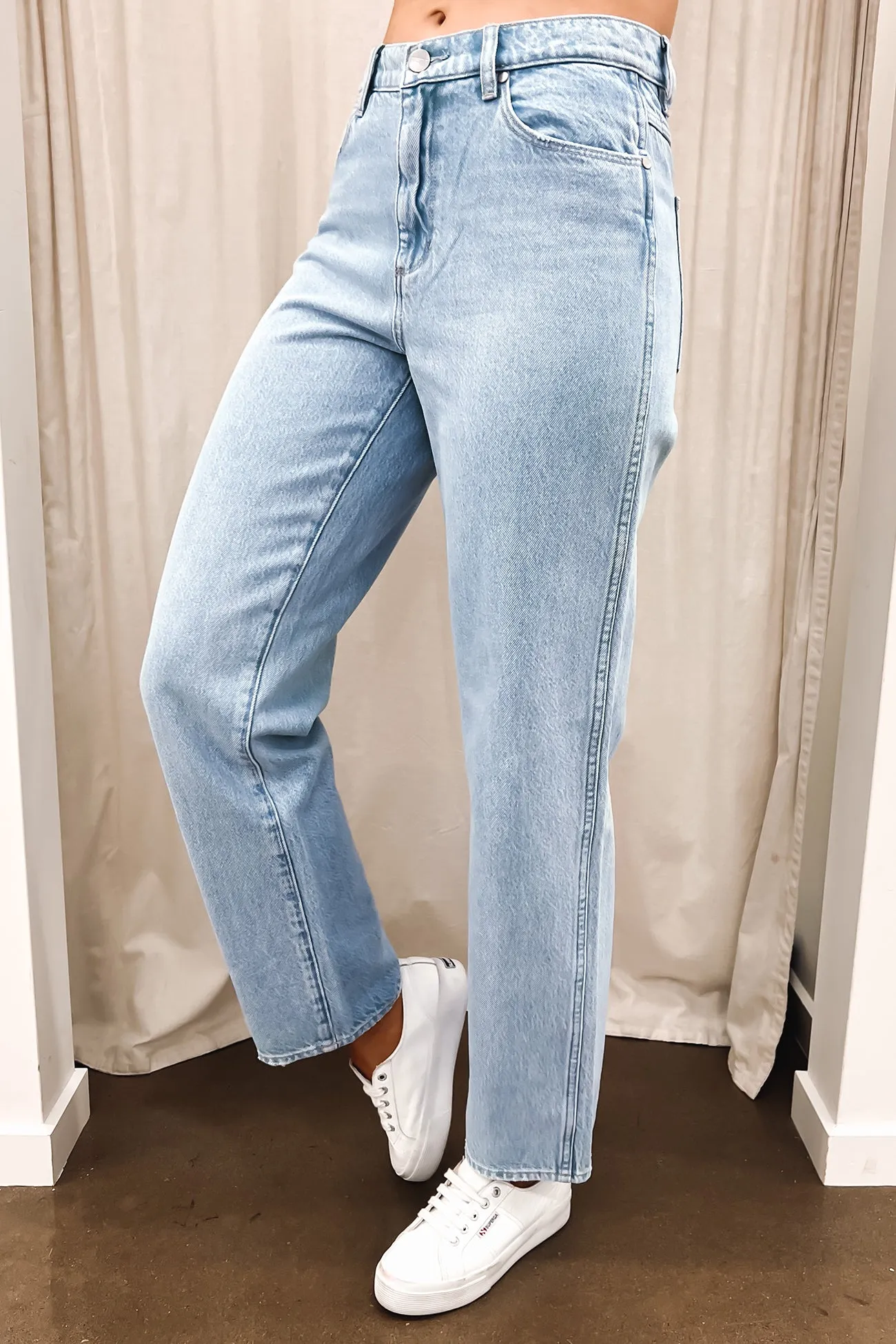 Mid Rise Vintage Straight Jean Sublime Blue