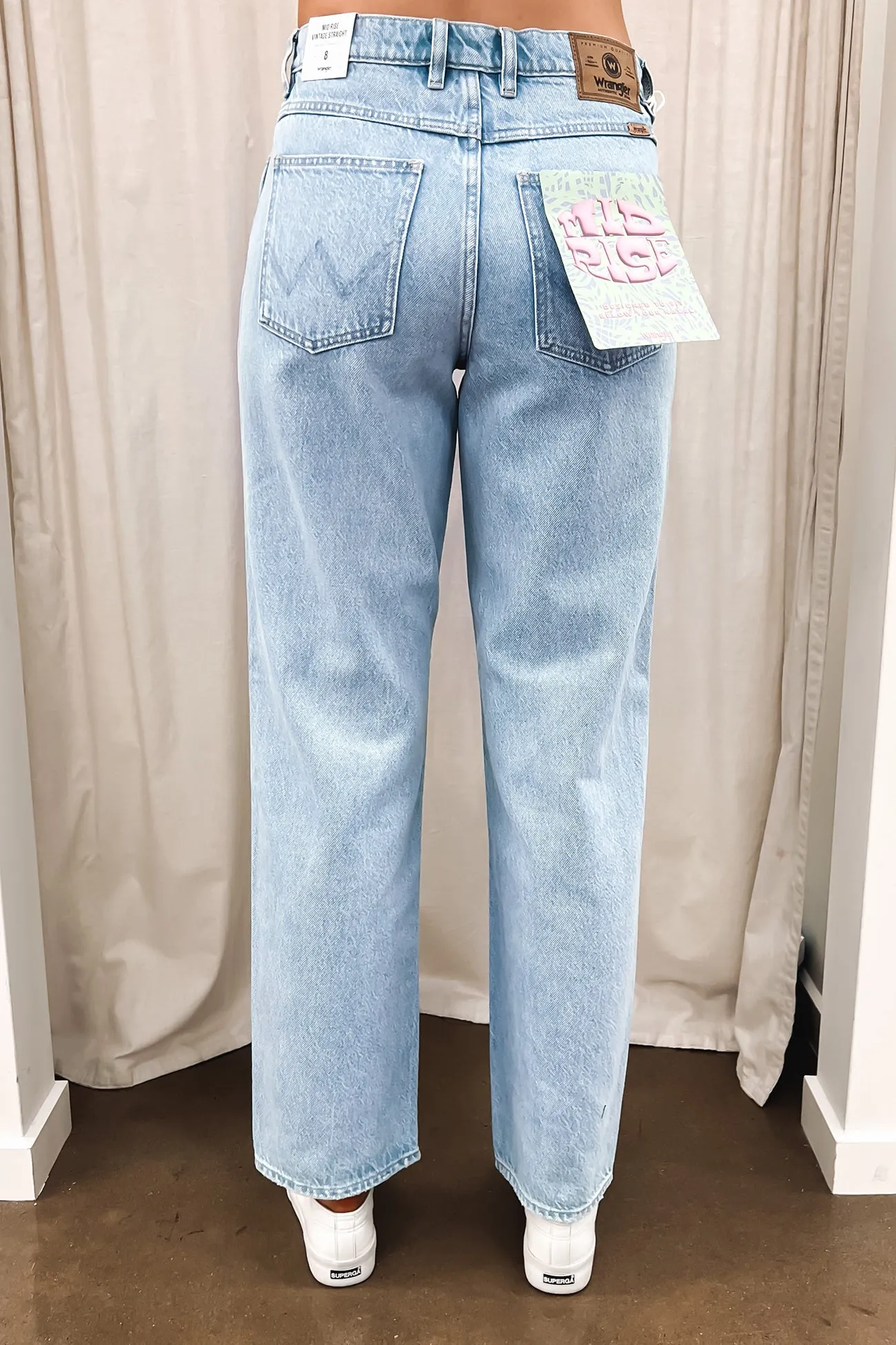 Mid Rise Vintage Straight Jean Sublime Blue