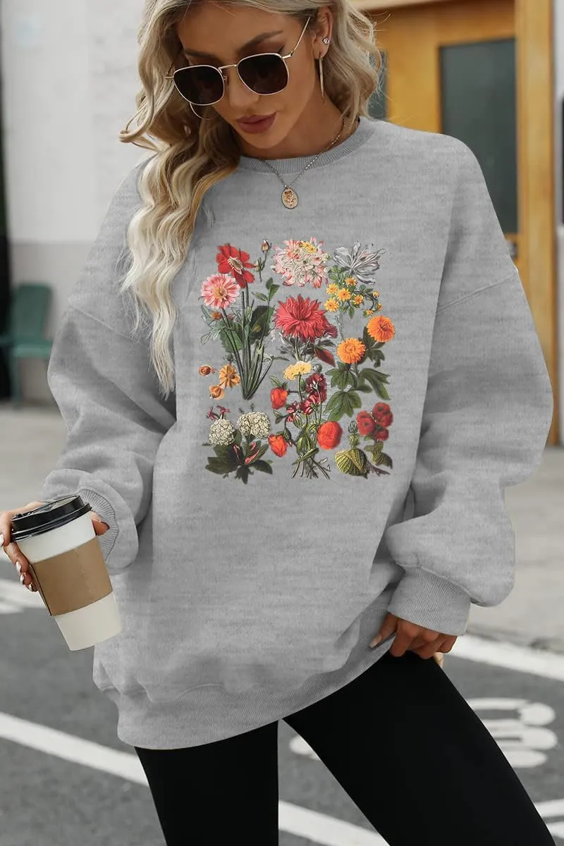 MNLYBABY Just One More Plant Sweatshirt - Women's Gardening Pullover Shirt - Plant Lover Gifts - Long Sleeve Tops