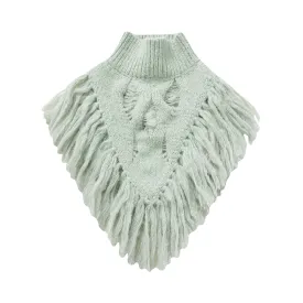 Pre Order:  Fringed Knitted Cropped  Bib Top