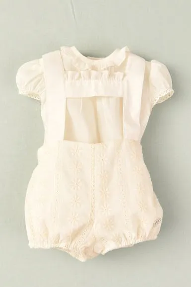 "Lake" Cream Lace Shirt & Jam Pants