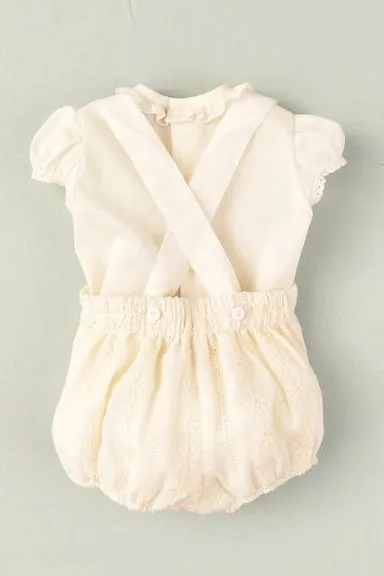 "Lake" Cream Lace Shirt & Jam Pants