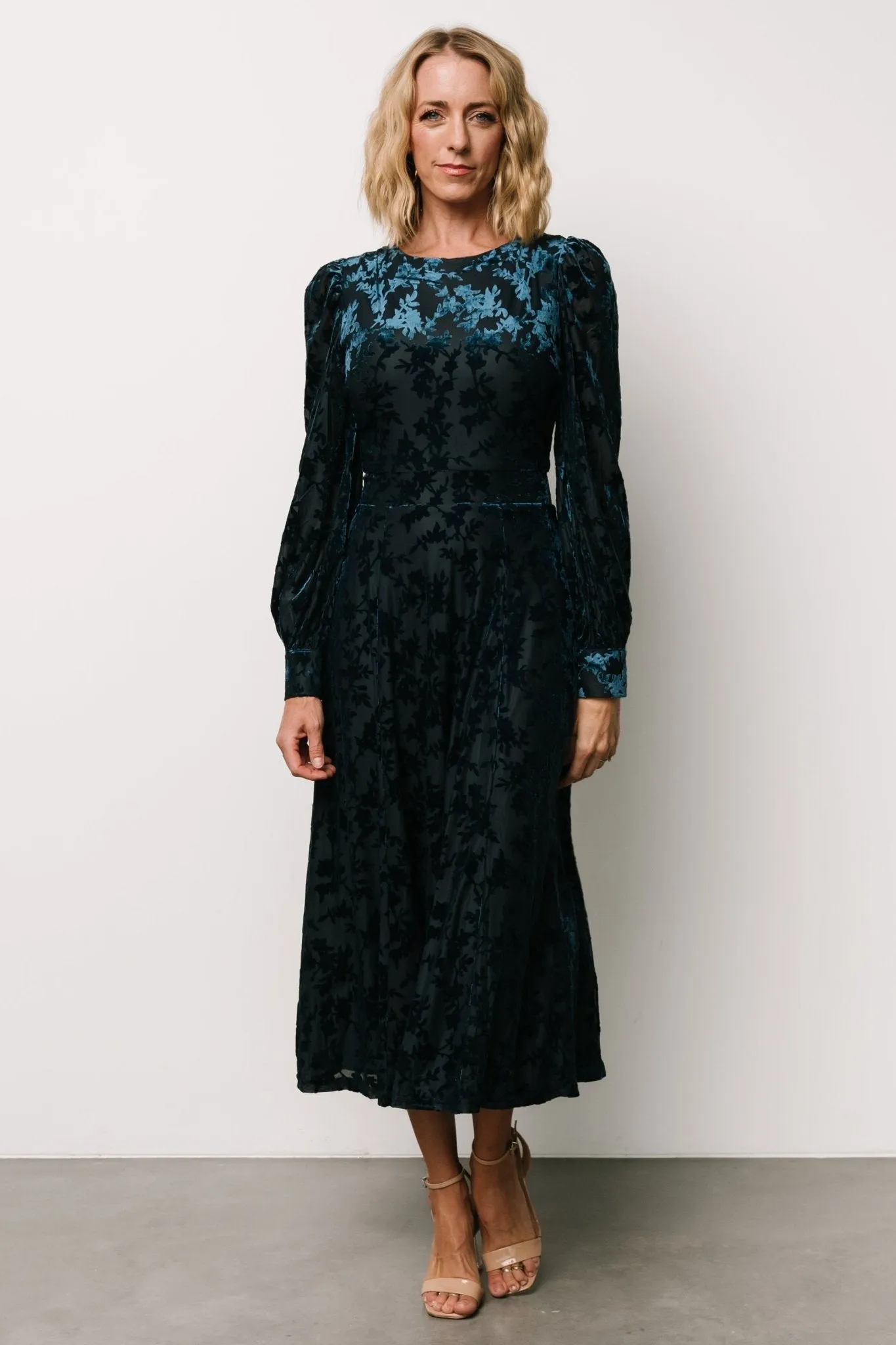 Savi Tie Back Dress | Deep Teal