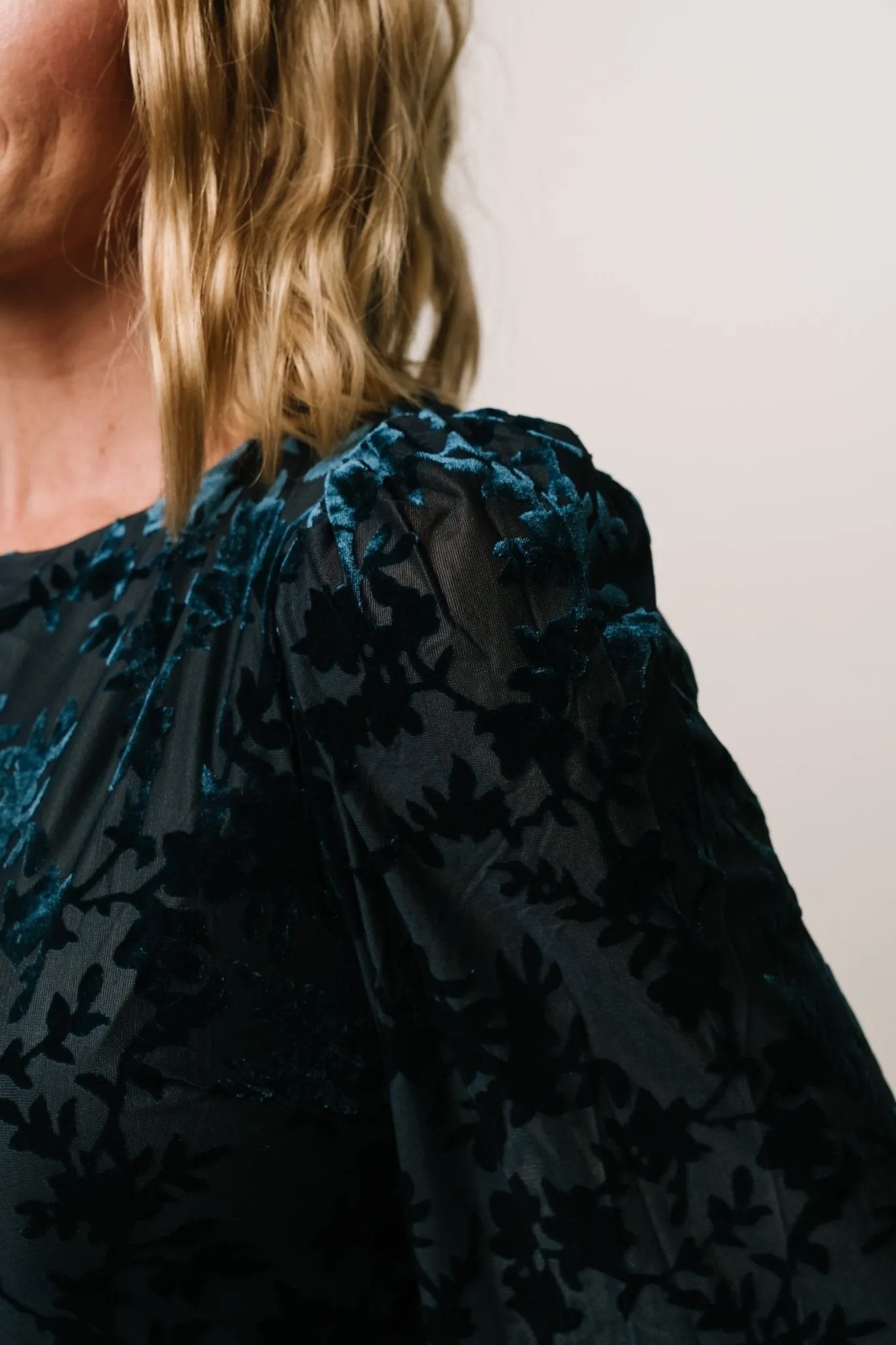 Savi Tie Back Dress | Deep Teal