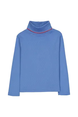 Twiggy Turtleneck in Blue