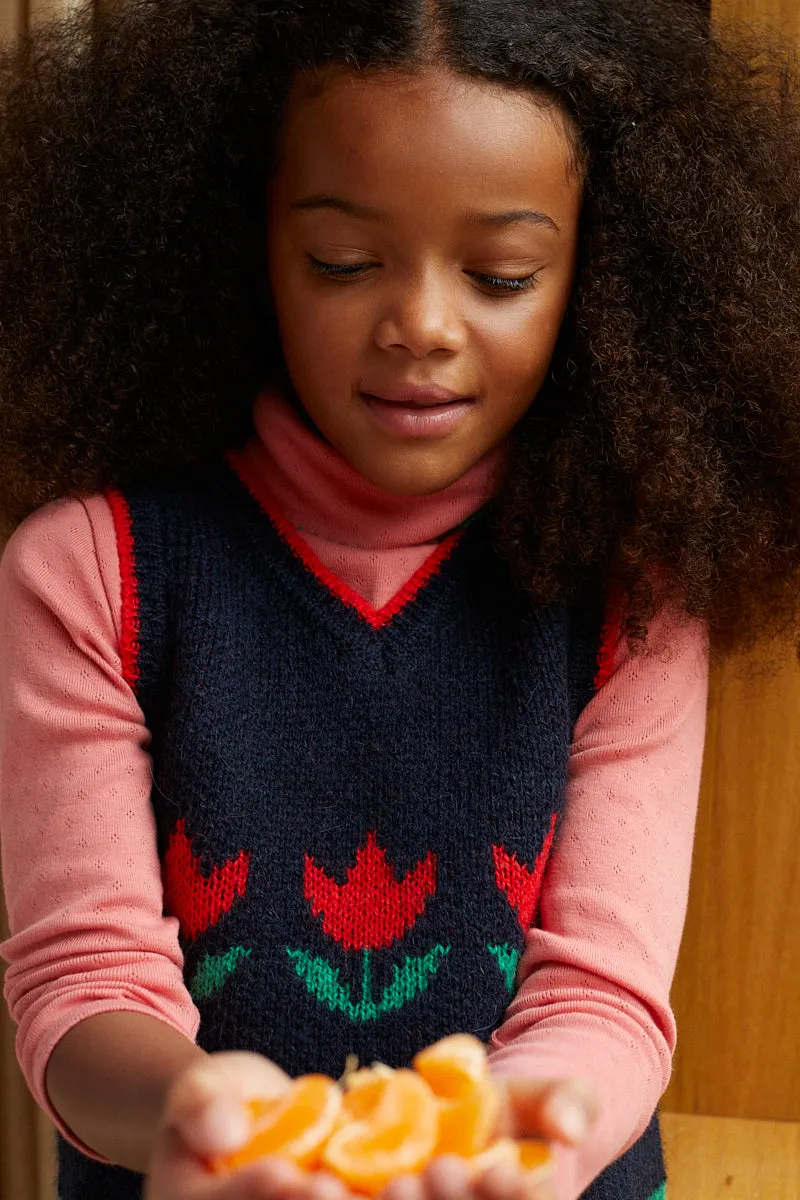 Twiggy Turtleneck in Lantana
